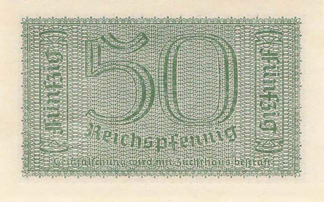 50 Pfennig 1939 Serie 45